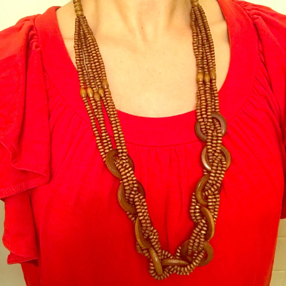 Brazilian Açaí Beaded Statement Necklace